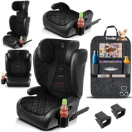 ROCCO FOTELIK SAMOCHODOWY EKOSKÓRA PODSTAWKA 2w1 I SIZE 100-150 CM R129 ISOFIX