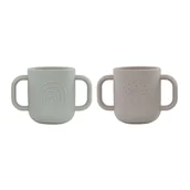 Kubki dla dzieci - ZESTAW KUBKÓW Z USZKAMI - 2 PAK - miniaturka - grafika 1