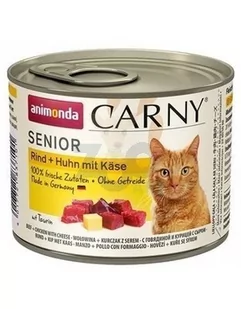 Animonda Carny Senior 12 x 200 g 2 smaki - Mokra karma dla kotów - miniaturka - grafika 1