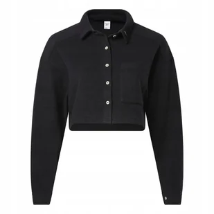 Bluza Damska rozpinana REEBOK - CL WDE FEECE LAYER IN IB4448 CZARNA - Bluzy damskie - miniaturka - grafika 1