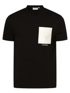 Koszulki męskie - Calvin Klein - T-shirt męski, czarny - miniaturka - grafika 1