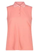 Koszulki i topy damskie - CMP Funkcyjny top polo w kolorze pomarańczowym - miniaturka - grafika 1