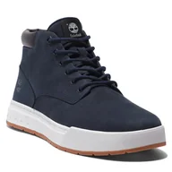 Botki męskie - Trzewiki Timberland Maple Grove Lthr Chk TB0A28940191 Black Iris Nubuck - miniaturka - grafika 1