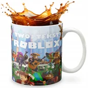 Kubki - KUBEK 330ml GRAFIKA PREZENT ŚWIĘTA WZÓR - GRA ROBLOX + IMIĘ - miniaturka - grafika 1