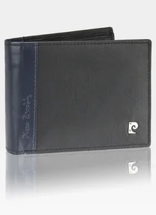 Pierre Cardin, Portfel skórzany męski, Tilak30 8805, czarny, ochrona RFID - Portfele - miniaturka - grafika 1