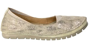 Baleriny Maciejka 05840-04 00-1 Skórzane Beżowe - MACIEJKA - Baleriny - miniaturka - grafika 1