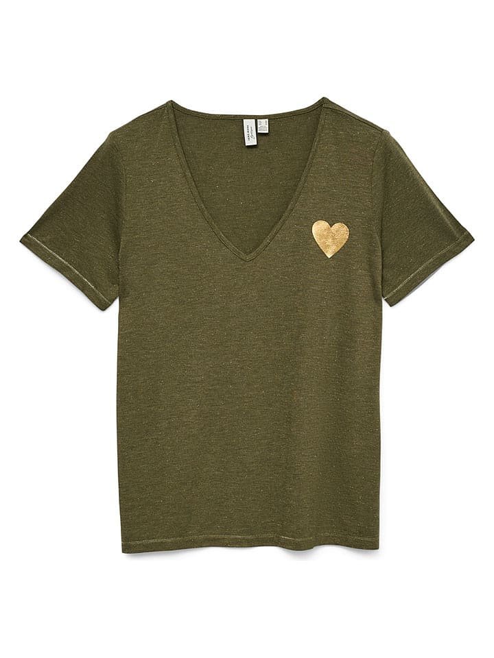 Vero Moda Koszulka w kolorze khaki