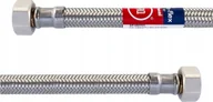 Akcesoria i części do pralek i suszarek - Wąż do pralki i zmywarki ARKAINSTALACJE Wąż 1/2"x1/2" WW 350mm Arka Duro-Flex DF-290711 1212WW-350mm w oplocie ze stali nierdzewnej - miniaturka - grafika 1