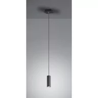 Lampy sufitowe - Trio Leuchten Lampa wisząca Marley, czarna, 1-punktowa - miniaturka - grafika 1