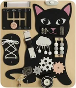 Zabawki zręcznościowe - Tablica sensoryczna manipulacyjna kotek LULILO KICIAO #E1 - miniaturka - grafika 1