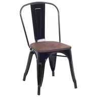 Krzesła - Krzesło do jadalni czarne APOLLO - miniaturka - grafika 1