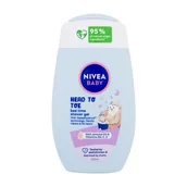 Kosmetyki kąpielowe dla dzieci - Nivea Baby Head To Toe Bed Time Shower Gel żel pod prysznic 200 ml dla dzieci - miniaturka - grafika 1