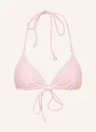 Stroje kąpielowe - Ninety-9 Góra Od Bikini Trójkątnego Positano pink - miniaturka - grafika 1