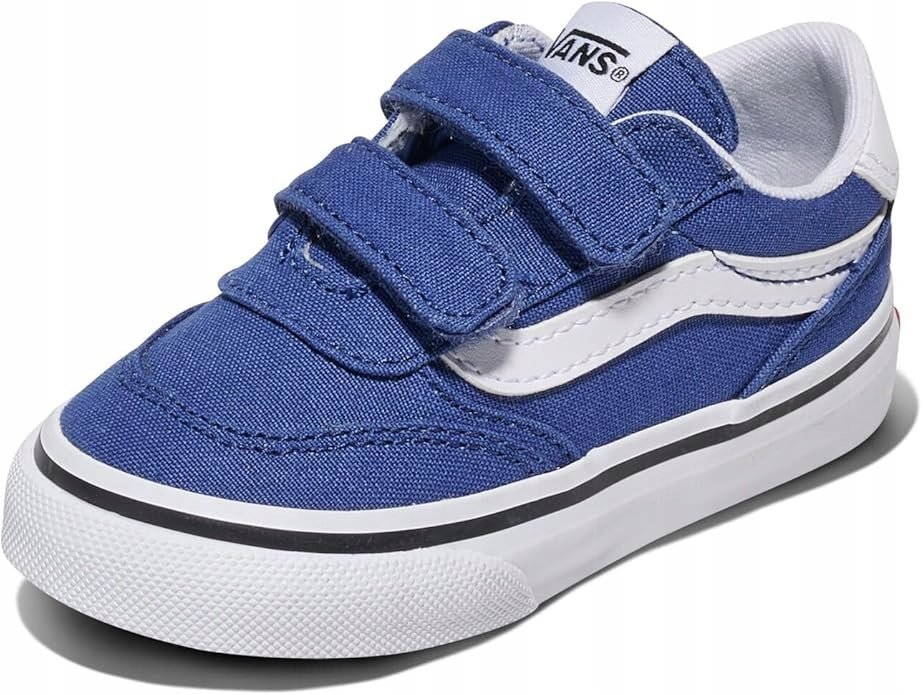 VANS BROOKLYN LS V TRAMPKI DZIECIĘCE GRANATOWE NA RZEPY 18,5 6DA