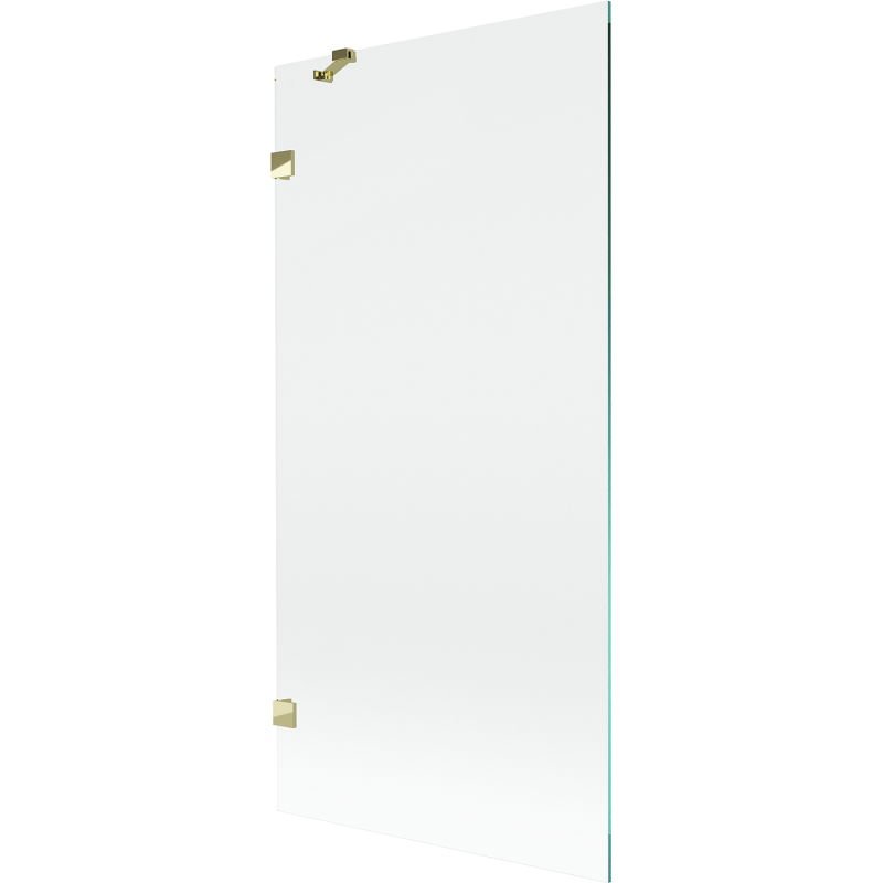 Mexen Lunar parawan nawannowy 1-skrzydłowy 90 x 150 cm, transparent, złoty - 897-090-000-50-00