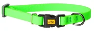 Obroże dla psów - DINGO Obroża regulowana 1,0 x 30 cm FLEX HONEY - zielona - miniaturka - grafika 1