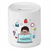 Skarbonki - Skarbonka dla Krzyśka na Urodziny Idealny Prezent z Nadrukiem ze Zdjęciem + Opakowanie na prezent (wzór 01) - miniaturka - grafika 1