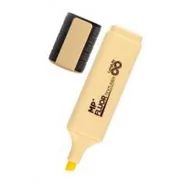 Przybory szkolne - Main Paper Zakreślacz pastelowy żółty 2.0/5.0mm MP - miniaturka - grafika 1