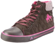 Buty dla dziewczynek - Pferdefreunde Luna 160107 dziewczęce sneakersy, brązowy - Braun Mokka Pink 2-31 EU - miniaturka - grafika 1