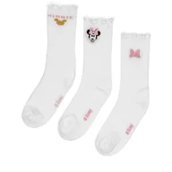 Skarpetki dla dzieci - Skarpety Mickey&Friends ACCCS-AW24-116DSTC (3-PACK) Biały - miniaturka - grafika 1