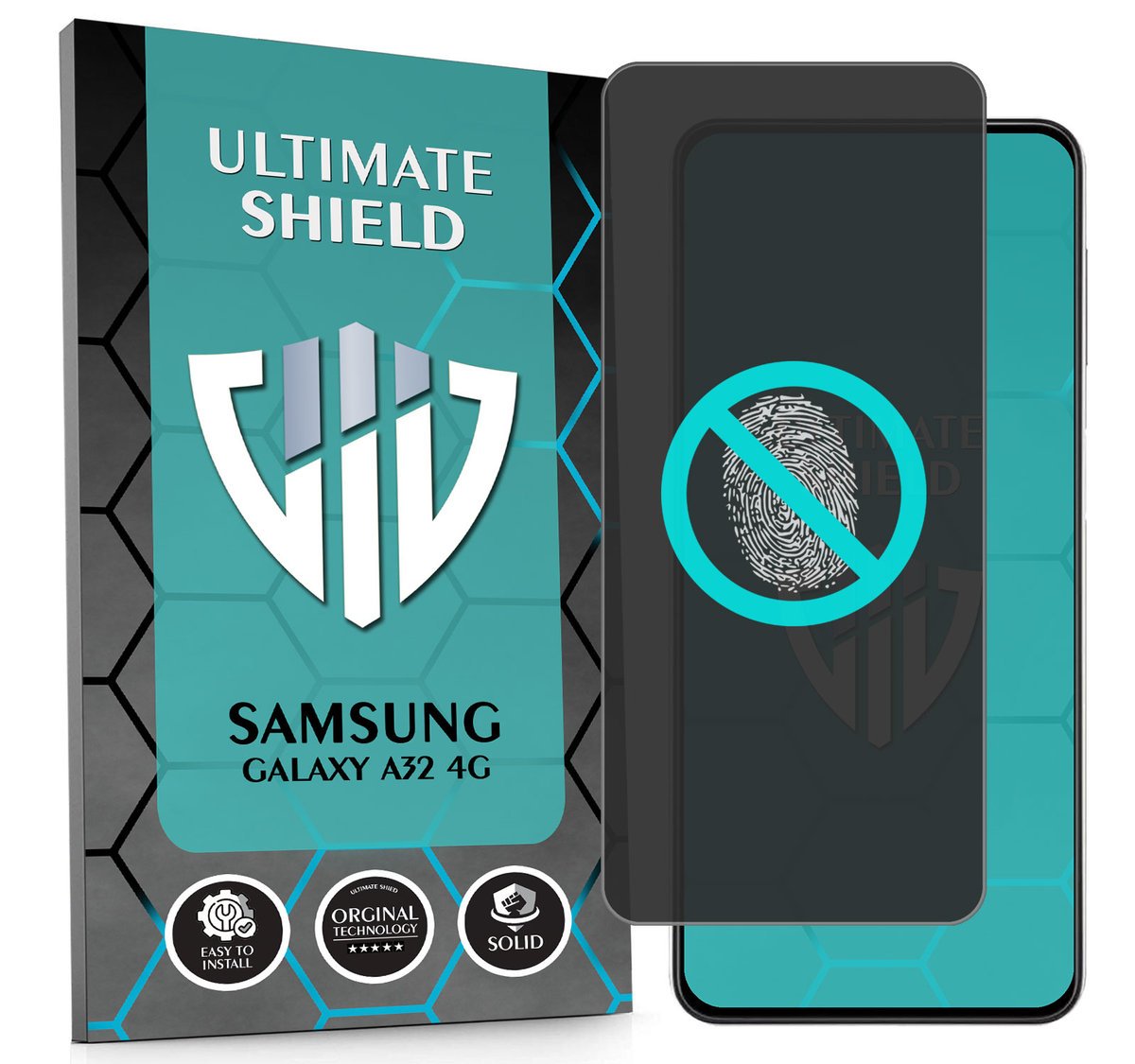 NAJLEPSZE SZKŁO 5D PEŁNE DO SAMSUNG GALAXY A32 4G NIETŁUKĄCE ORYGINAŁ