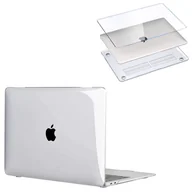 Torby na laptopy - Apple Etui silikonowe pokrowiec HardShell Case do MacBook Air 13 2018-2020 (Bezbarwne) - miniaturka - grafika 1