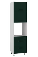 Meble kuchenne - Asti Słupek Pod Zabudowę Piekarnika Dps3-60-220_Modern Zielony Mat - miniaturka - grafika 1