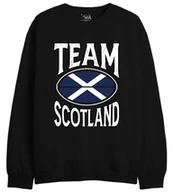 Bluzy męskie - Republic Of California "Team Scotland" UXREPCZSW049 Bluza męska, czarna, rozmiar XL, czarny, XL - miniaturka - grafika 1