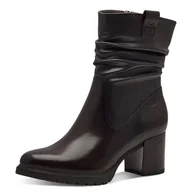 Kozaki damskie - Tamaris Damskie buty 1-25367-43, modne kozaki, Mocca, 38 EU, Mocca, 38 EU - miniaturka - grafika 1