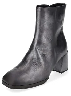 Gabor Skórzane botki w kolorze antracytowym - Botki damskie - miniaturka - grafika 1