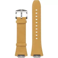Akcesoria do smartwatchy - Ralph Giallo Pasek do etui na Apple Watch brązowy ze srebrną sprzączką - skórzany - miniaturka - grafika 1