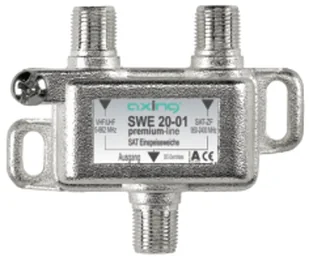 Axing SWE 20-01 Srebrny SWE02001 - Rozgałęźniki i multiswitche do TV-SAT - miniaturka - grafika 1