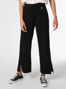 Calvin Klein Jeans - Damskie spodnie dresowe, czarny - Spodnie sportowe damskie - miniaturka - grafika 1