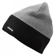 Czapki damskie - Męska Zimowa Czapka Szaro-czarna z polarem - L/XL 2MORO ST-512A - miniaturka - grafika 1