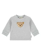 Bluzy i sweterki niemowlęce - Steiff Bluza w kolorze szarym - miniaturka - grafika 1
