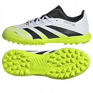 Piłka nożna - Buty adidas Predator League Jr TF JI1149 biały 38 - miniaturka - grafika 1