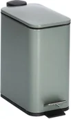 Kosze na śmieci - Kosz łazienkowy Zeller z pedałem 5 l Zielony - miniaturka - grafika 1