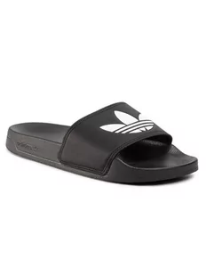 Adidas Klapki Adilette Lite FU8298 Czarny - Klapki i japonki damskie - miniaturka - grafika 1