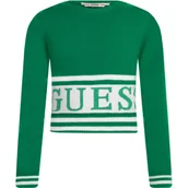 Swetry dla dziewczynek - Guess Sweter | Cropped Fit - miniaturka - grafika 1