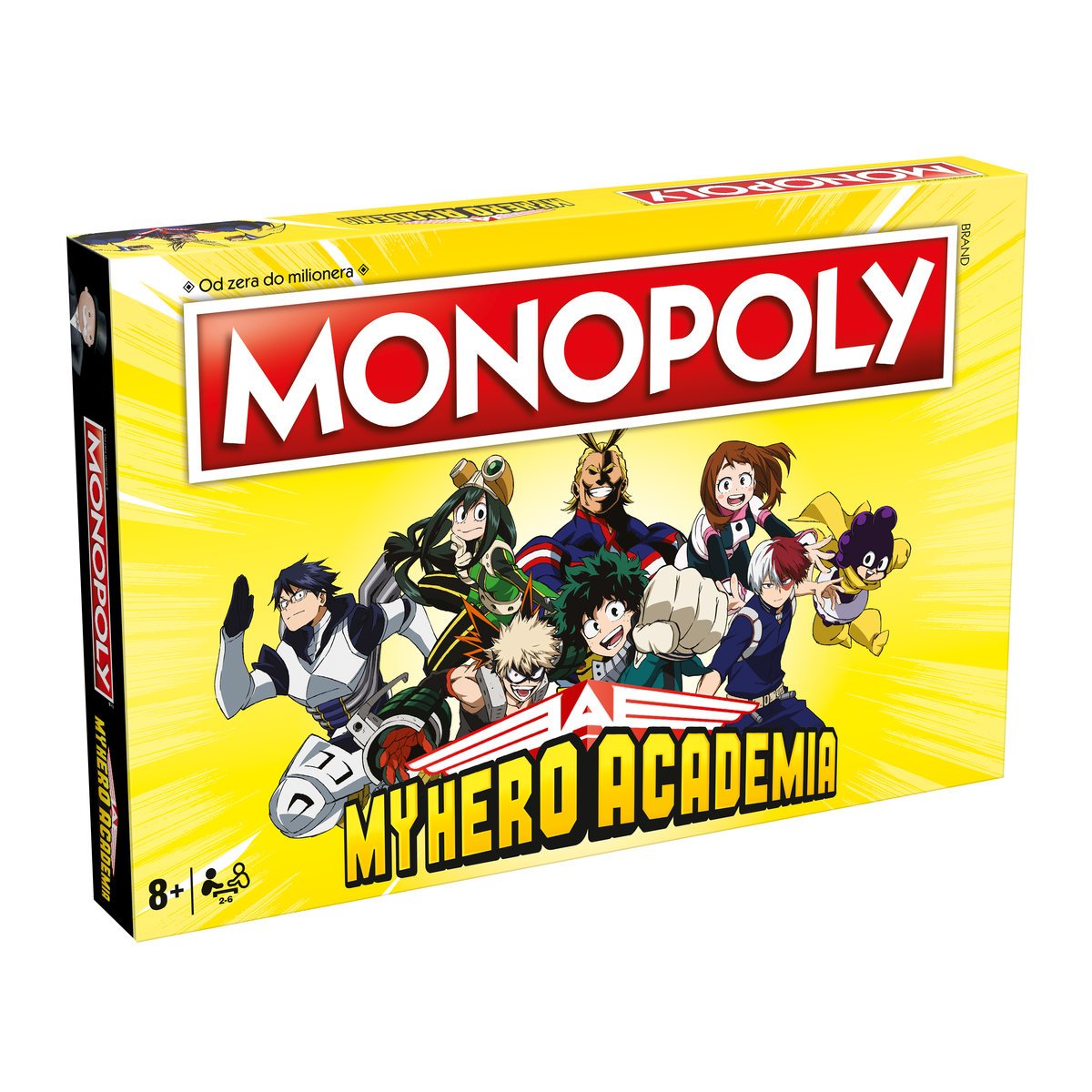 Monopoly My Hero Academia, gra planszowa, Winning Moves