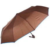 Parasole - Parasol damski brązowy pełen automat do torebki - miniaturka - grafika 1