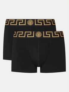 Versace Komplet 2 par bokserek AU10181 1A10011 Czarny - Majtki męskie - miniaturka - grafika 1