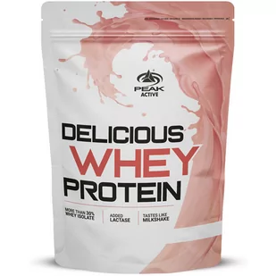 PEAK Delicious Whey Protein 450g Strawberry Milkshake - Odżywki białkowe - miniaturka - grafika 1