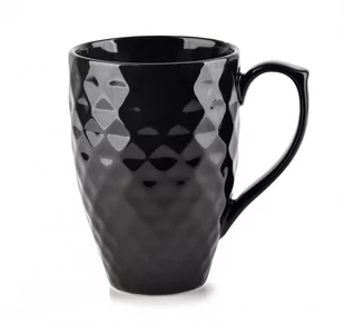 AffekDesign Czarny porcelanowy kubek 9442BH 9442BH SAM ONE SIZE - Kubki - miniaturka - grafika 1
