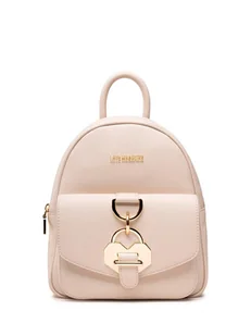 Love Moschino Plecak w kolorze kremowym - 20 x 26 x 12 cm - Plecaki - miniaturka - grafika 1