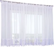 Firany - FIRANA PROSTA GOTOWA GIPIURA 500X140 KORONKA - miniaturka - grafika 1