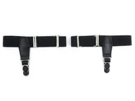 Paski - Czarne szelki/podwiązki do skarpet Y3 - miniaturka - grafika 1