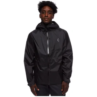 Kurtka męska Black Diamond Treeline Rain Shell Rozmiar: XL / Kolor: czarny - Kurtki męskie - miniaturka - grafika 1