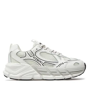 Sneakersy Iceberg IU1706 Biały - Sneakersy męskie - miniaturka - grafika 1