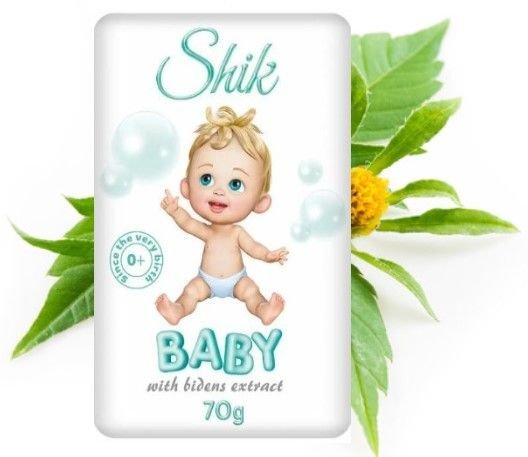 SHIK UCZEP Łagodne Mydło w Kostce dla Dzieci 0+ Uczepem 70g